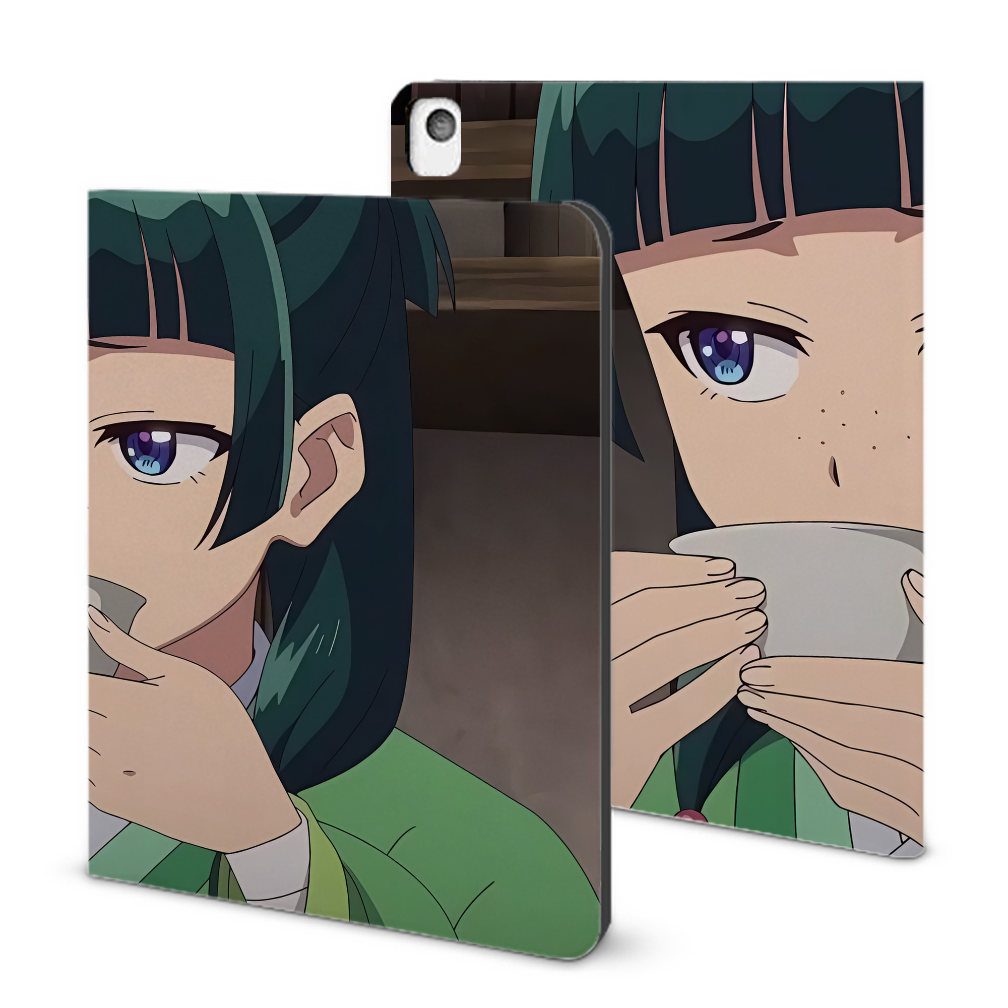 （画像用） 薬屋のひとりごと The Apothecary Diaries IPadケース ペンホルダー付き ブックスタイルデザイン